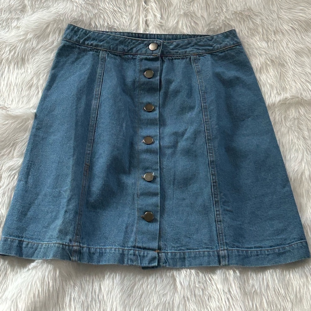 Charlie o. denim skirt, size small, ***